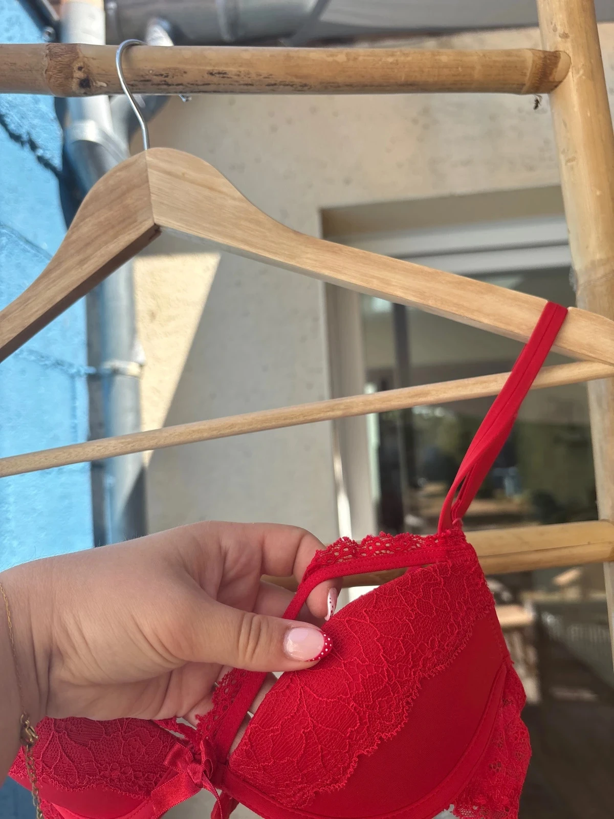 Sutiã vermelho de renda undiz 80A – photo 4